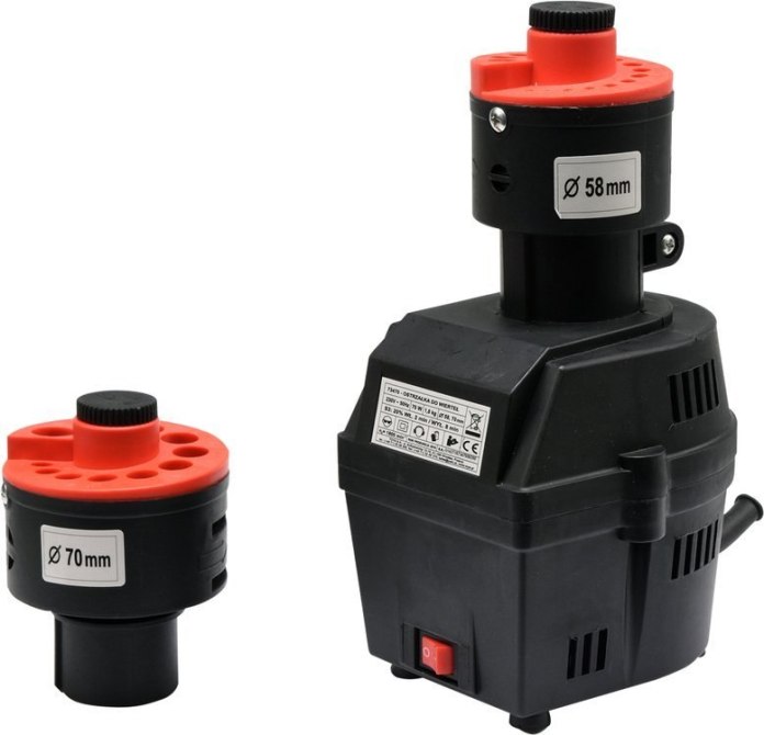 Ostrzałka YATO W-73470 – moc 70 W, prędkość 1600 obr./min, 2 przystawki, 2 tarcze ścierne.